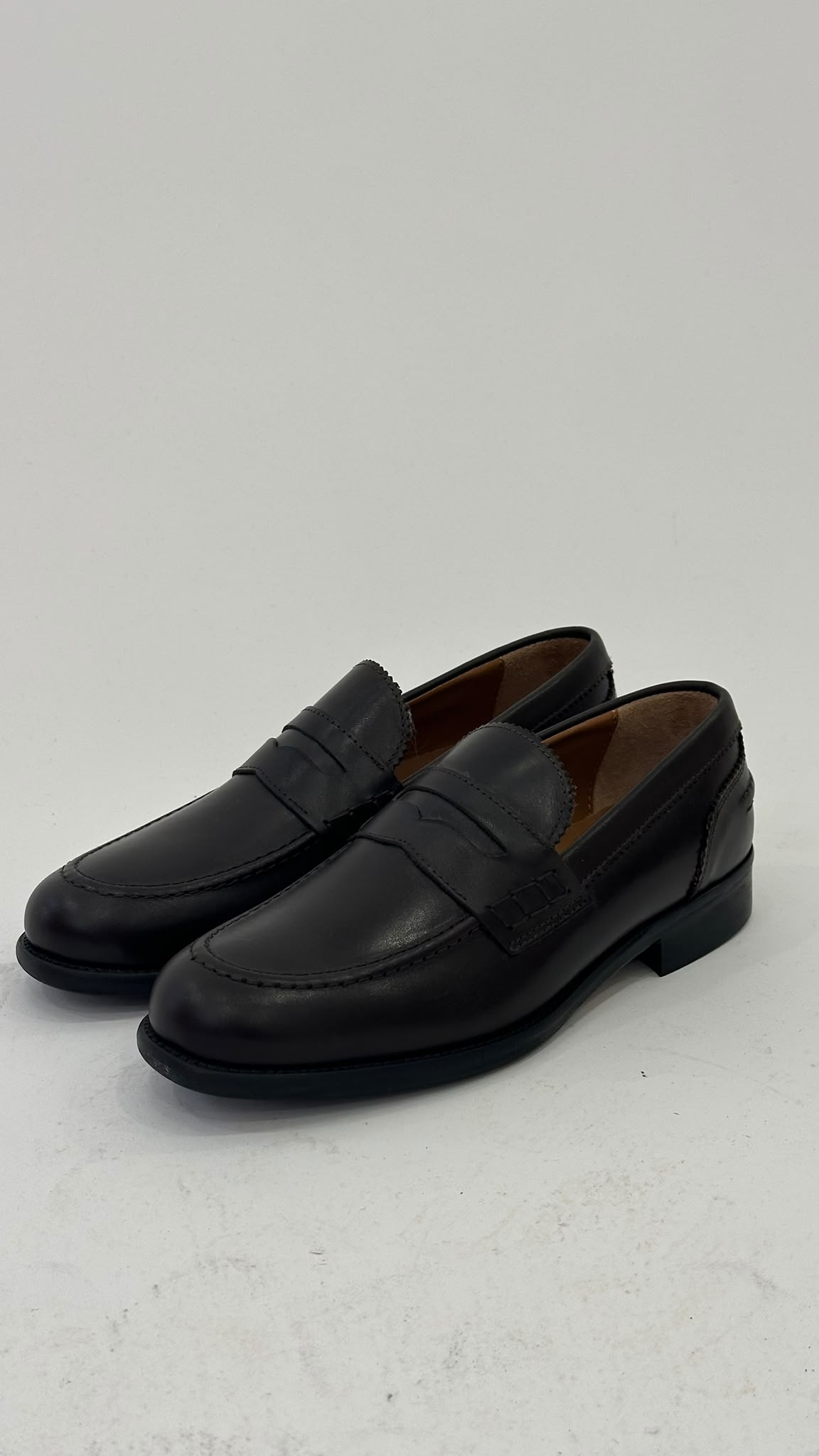 Penny loafer in pelle nera