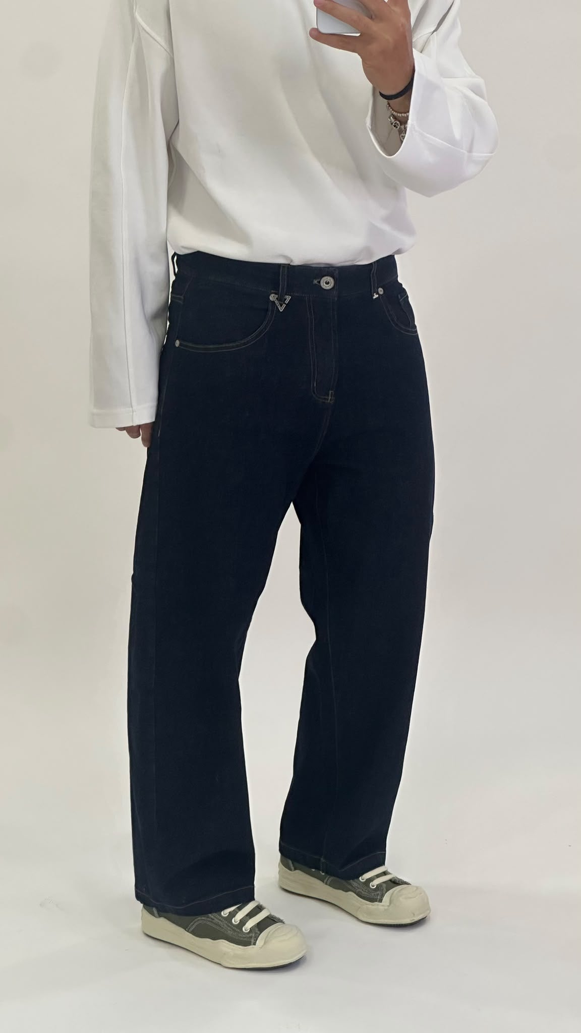 Jeans blu scuro regular