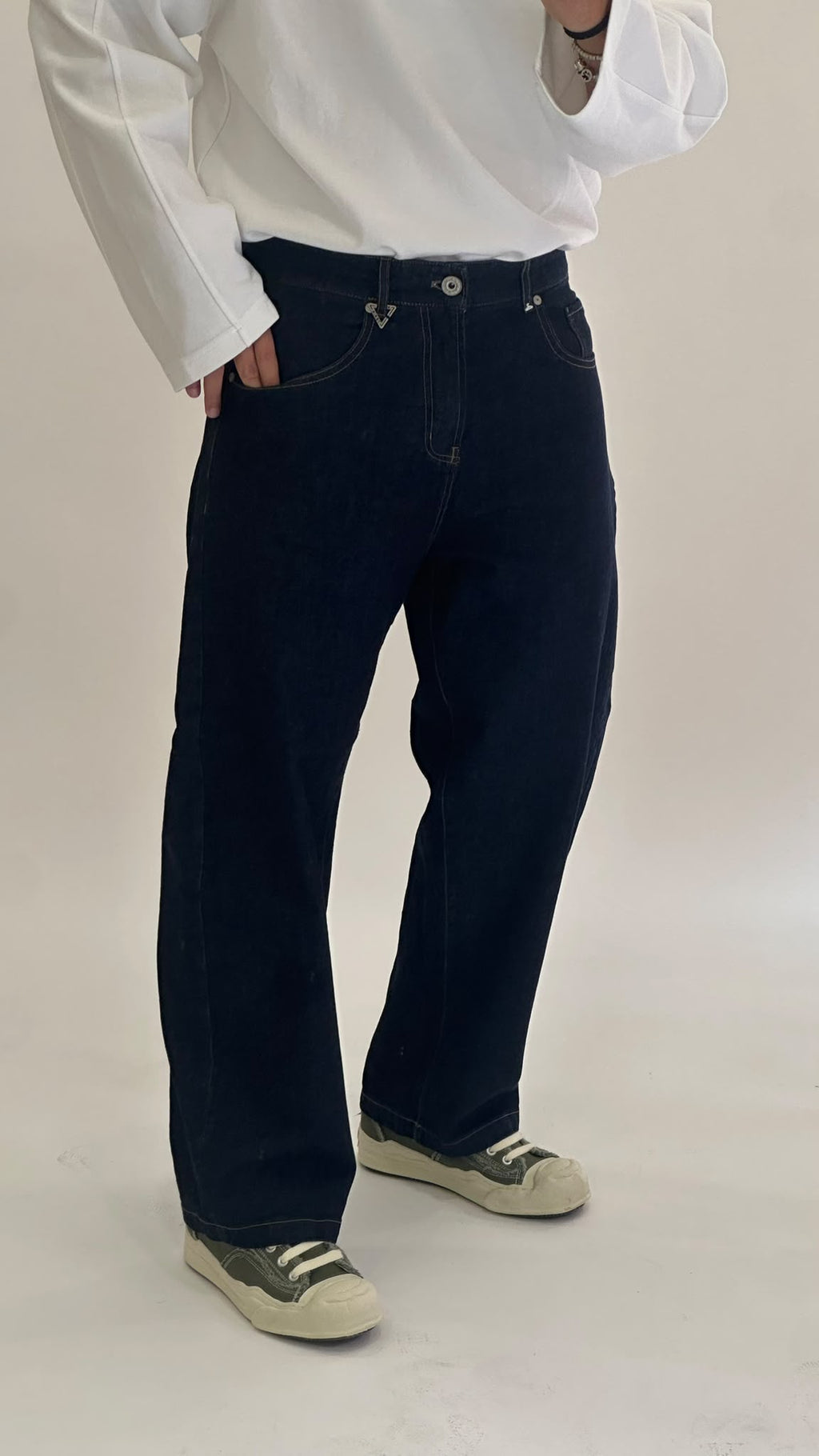Jeans blu scuro regular